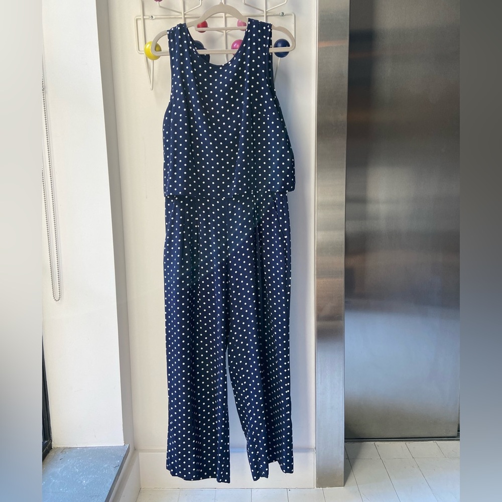 JCREW polka dot romper !